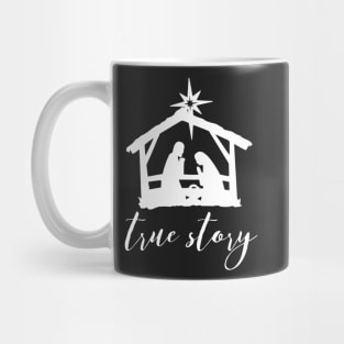 Christ in the Manger - True Story Mug